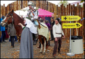 Vor dem Mittelaltermarkt in Bremgarten AG: Sind die Hinweistafeln ein Zufall oder zweifeln die Pilzsammler an ihren Kenntnissen?