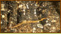 Ein Fichten-Holzkohlefragment mit eingewachsenen Wrzelchen, diese verflschen das 14-C-Datum, wenn sie nicht entfernt werden