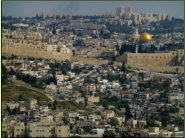 Blick ber Jerusalem mit der Altstadt